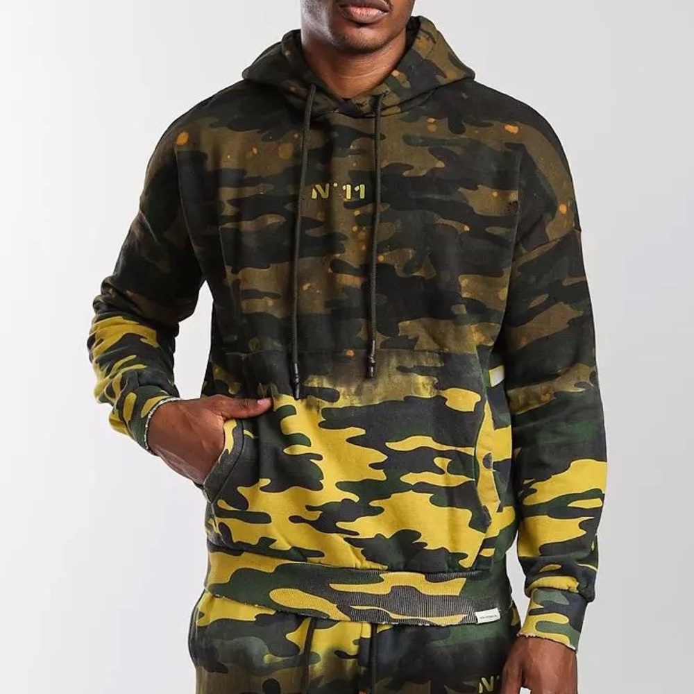 NWT Eleven Paris Acid Camo Hoodie